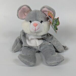 Vintage 90s Great American Fun Beansprouts "Squeaky" Beanbag Mouse Plush Doll
